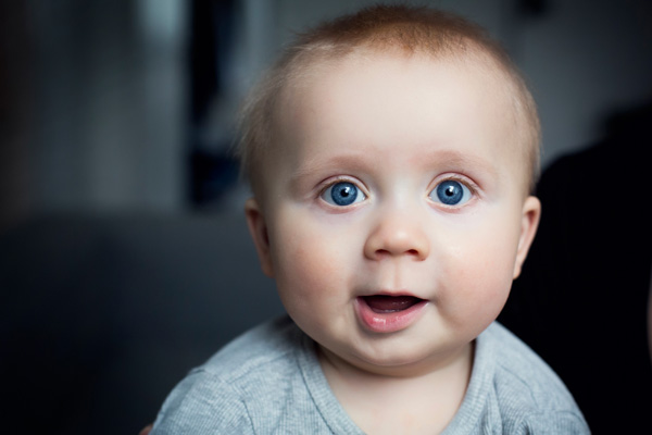 Babyportrætter i hjemmet