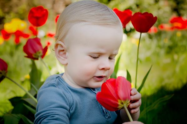 udendørs babyfotografi